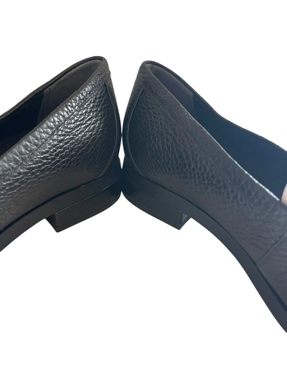 Vionic Sellah Black Pebbled Leather Loafer NEW